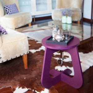 TABU color violeta - taburete stool TABUHOME®